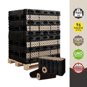 Eichenholzbriketts Pini&Kay Palette 960 kg (6x23 cm)