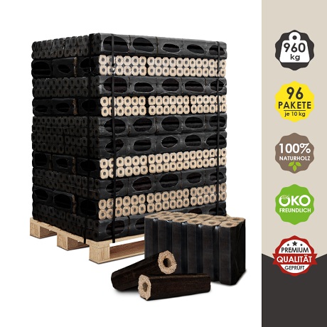 Eichenholzbriketts Pini&Kay Palette 960 kg (6x23 cm)