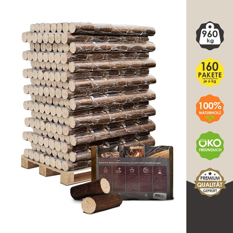 Buchenholzbriketts Pollmeier Premium (21x9) 960 kg
