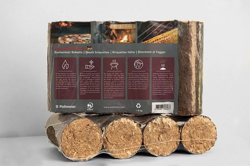 Buchenholzbriketts Pollmeier Premium (21x9) 960 kg – Bild 2