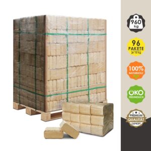 Holzbriketts (100% Kiefer) 960 kg