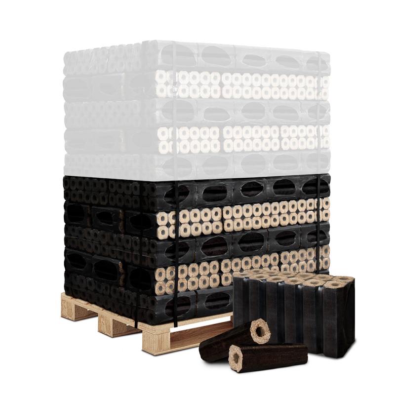 Eichenholzbriketts Pini&Kay (6x23cm) Palette 480 kg – Bild 3