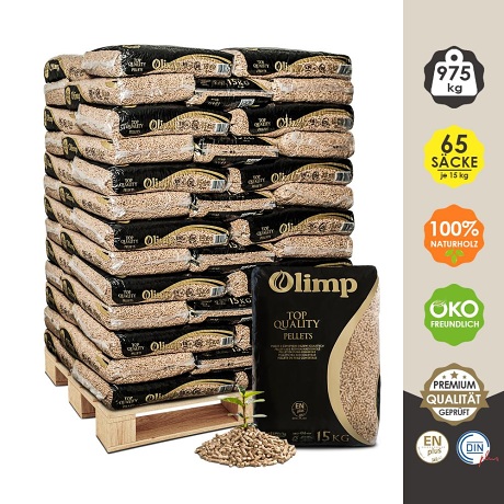 Holzpellets Olimp Premium-Qualität 975 kg