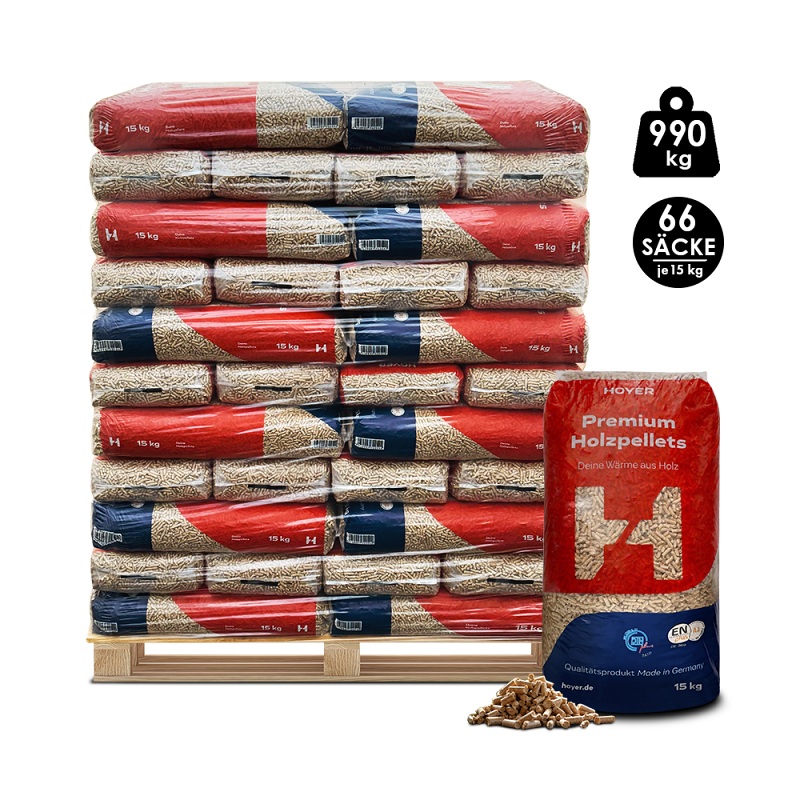 Holzpellets Hoyer (ENplusA1) 990 kg – Bild 2
