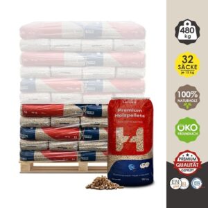 Holzpellets Hoyer (ENplusA1) 480 kg